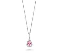 Orphelia 'Enora' Womens 925 Sterling Silver Chain with Pendant - ZH-7226/PI - One Size