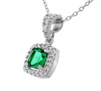 Orphelia 'Faustine' Womens 925 Sterling Silver Chain with Pendant - ZH-7199/GR - One Size