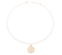 Orphelia 'Fiore' Womens 925 Sterling Silver Chain with Pendant - Rose ZH-7079/1 - One Size
