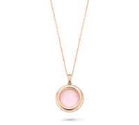 Orphelia 'Isabella' Womens 925 Sterling Silver Chain with Pendant - Rose ZH-7197/PI - One Size