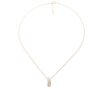 Orphelia 'Joline' Womens 925 Sterling Silver Chain with Pendant - Silver/Rose ZH-7118 - Silver & Rose Gold - One Size