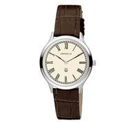 Orphelia Lavardin Women's Quartz Watch with Silver Dial Analogue Display and Brown Leather Strap 11601