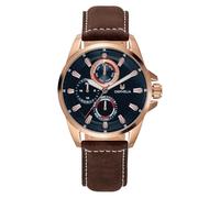 Orphelia Men's Multi Dial Quartz Watch with Leather Strap OR71902