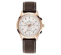 Orphelia Mens Multi Dial Quartz Watch with Leather Strap OR81703