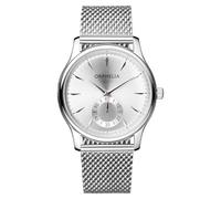Orphelia Men's Quartz Watch with Black Dial Analogue Display and Silver Stainless Steel OR53771188