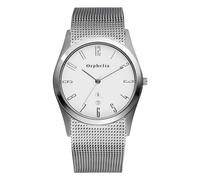 Orphelia Men's Quartz Watch with White Analogue Dial and Silver Stainless Steel Bracelet OR22770288