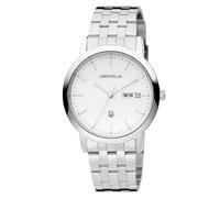 Orphelia Momento Men's Quartz Watch with White Dial Analogue Display and Silver Stainless Steel Bracelet 62603