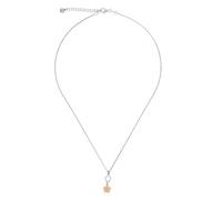 Orphelia 'Nixie' Womens 925 Sterling Silver Chain with Pendant - Silver/Rose ZK-7377 - Silver & Rose Gold - One Size