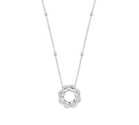 Orphelia 'Onyx' Womens 925 Sterling Silver Chain with Pendant - ZH-7127 - One Size
