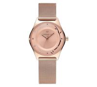 Orphelia Opulent Chic Women's Quartz Watch with Rose Gold Dial Analogue Display and Rose Gold Stainless Steel Strap 12603
