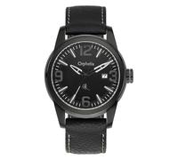 Orphelia or32671144 - Watch Men - Quartz - Analogue - Black Dial - Black Leather Strap