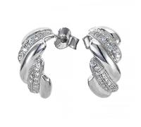 Orphelia 'Sabrina' Womens 925 Sterling Silver Stud Earrings - ZO-7348 - One Size