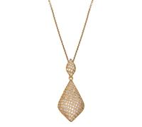 Orphelia Womens 925 Sterling Silver Chain with Pendant - Gold ZH-4517-GOLD - One Size