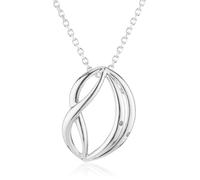 Orphelia Womens 925 Sterling Silver Chain with Pendant - ZH-4641 - One Size