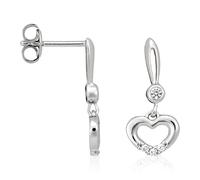 Orphelia Womens 925 Sterling Silver Drop Earrings - ZO-5112 - One Size