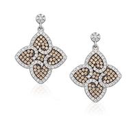 Orphelia Womens 925 Sterling Silver Drop Earrings - ZO-5225 - One Size