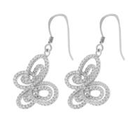 Orphelia Womens 925 Sterling Silver Drop Earrings - ZO-5264 - One Size