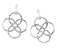 Orphelia Womens 925 Sterling Silver Drop Earrings - ZO-6085 - One Size