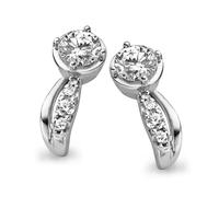 Orphelia Womens 925 Sterling Silver Stud Earrings - ZO-5122 - One Size