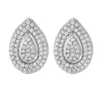 Orphelia Womens 925 Sterling Silver Stud Earrings - ZO-5796 - One Size