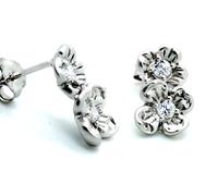 Orphelia Womens 925 Sterling Silver Stud Earrings - ZO-6018 - One Size