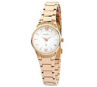 Orphelia Women's Quartz Watch with White Dial Analogue Display and Silver Stainless Steel