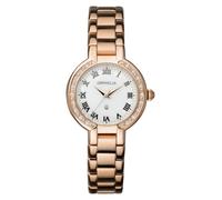 Orphelia Women's Quartz Watch with White Dial Analogue Display and Silver Stainless Steel