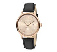 Orphelia Zoom Men's Quartz Watch with Grey Dial Analogue Display and Black Leather Strap 61604