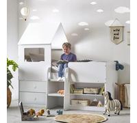Orpheus Midsleeper Bed - White