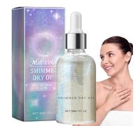 Orphic Shimmer Oil | 30mL Orphic Body Shimmer Oil | Waterproof Glowing Body Shimmer Dry Oil | Long Lasting Icy Shimmer Dry Oil | | Natural Body Highlighter Oil Makeup For Women Men