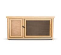 Orpington Inside-Outside Natural Finish Fully Assembled Hutch (3ft Single)