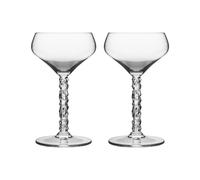 Orrefors Carat cocktail glass 2-pack Clear