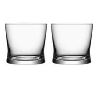 Orrefors - Grace Double Old Fashioned Whiskey Glass 39 cl 2-pack - Clear
