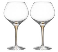 Orrefors Intermezzo Bouquet wine glass 70 cl 2-pack Gold