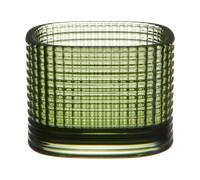 Orrefors Magica candle holder super circle 5 cm Green