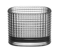 Orrefors Magica candle holder super circle 5 cm Grey