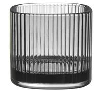 Orrefors - Magica Candle Holder Super Circle 70 mm, Grey - Grey