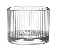 Orrefors Magica candle holder super ellipse 7 cm Clear