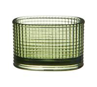 Orrefors Magica tealight holder super ellipse 5 cm Green