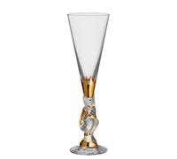 Orrefors - Nobel The Sparkling Devil Champagne Glass 19 cl, Gold - Gold