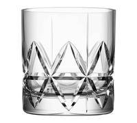 Orrefors - Peak Double Old Fashioned Whiskey Glass 34 cl, 4-Pack - Clear