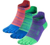 OrrinSports Toe Socks Coolmax Running Socks for Men Women 3 Pairs Athletic Breathable Five Finger Socks