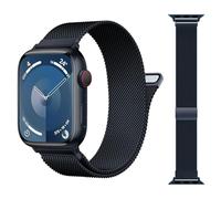 ORRLBB Patented Strap Compatible with Apple Watch Straps Series 10 9 8 7 6 5 4 3 SE2 SE Ultra2 Ultra 49mm 46mm 45mm 44mm 42mm 41mm 40mm 38mm for Women Men, Magnetic Milanese Loop for iWatch Bands