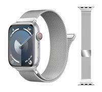 ORRLBB Patented Strap Compatible with Apple Watch Straps Series 10 9 8 7 6 5 4 3 SE2 SE Ultra2 Ultra 49mm 46mm 45mm 44mm 42mm 41mm 40mm 38mm for Women Men, Magnetic Milanese Loop for iWatch Bands