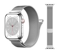 ORRLBB Patented Strap Compatible with Apple Watch Straps Series 10 9 8 7 6 5 4 3 SE2 SE Ultra2 Ultra 49mm 46mm 45mm 44mm 42mm 41mm 40mm 38mm for Women Men, Magnetic Milanese Loop for iWatch Bands