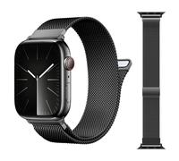 ORRLBB Patented Strap Compatible with Apple Watch Straps Series 10 9 8 7 6 5 4 3 SE2 SE Ultra2 Ultra 49mm 46mm 45mm 44mm 42mm 41mm 40mm 38mm for Women Men, Magnetic Milanese Loop for iWatch Bands