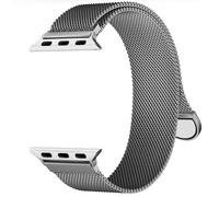 ORRLBB Strap Compatible with Apple Watch Straps Series 11 10 9 8 7 6 5 4 Ultra SE 3 2 49mm 46mm 45mm 44mm 42mm 41mm 40mm 38mm for Women Men, Magnetic Clasp Adjustable Metal Bands for iWatch
