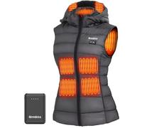 ORRNIKKO Heated Vest Women - Detachable Heated Hood With 7.4V 16000mAh Battery Pack Fast Charge, Womens Heated Vest