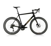 Orro Gold STC 105 Di2 50|65 Carbon Road Bike - Black / Gold / XLarge / 58cm