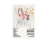 ORROBI Beabadoobee Posters Beatopia Tracklist Album Poster Canvas Poster Wall Art Decor Print Picture Paintings for Living Room Bedroom Decoration Unframe-style 08x12inch(20x30cm)